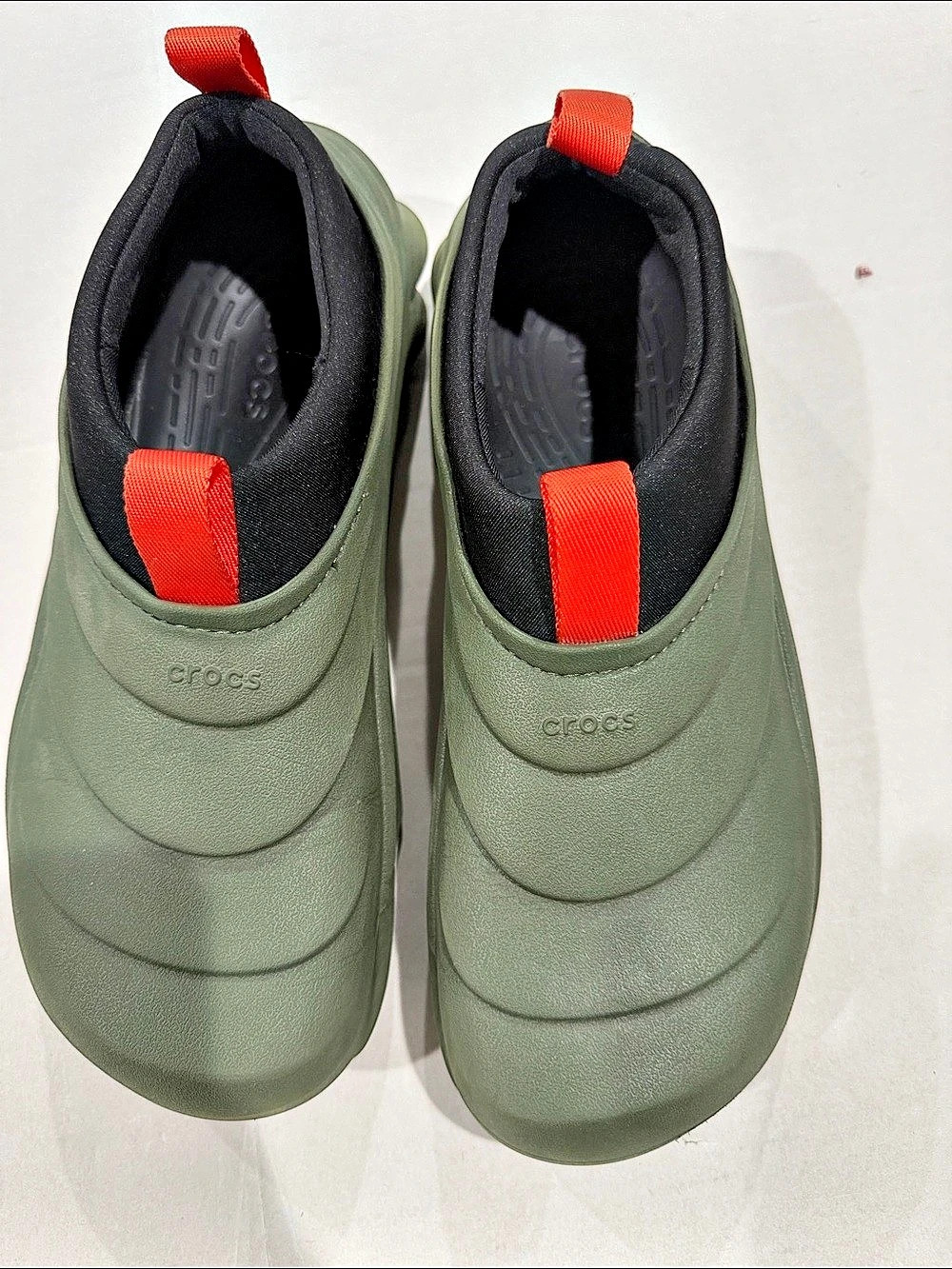 Crocs Echo Storm unisex Green Slip-On Sneakers M 11 army green